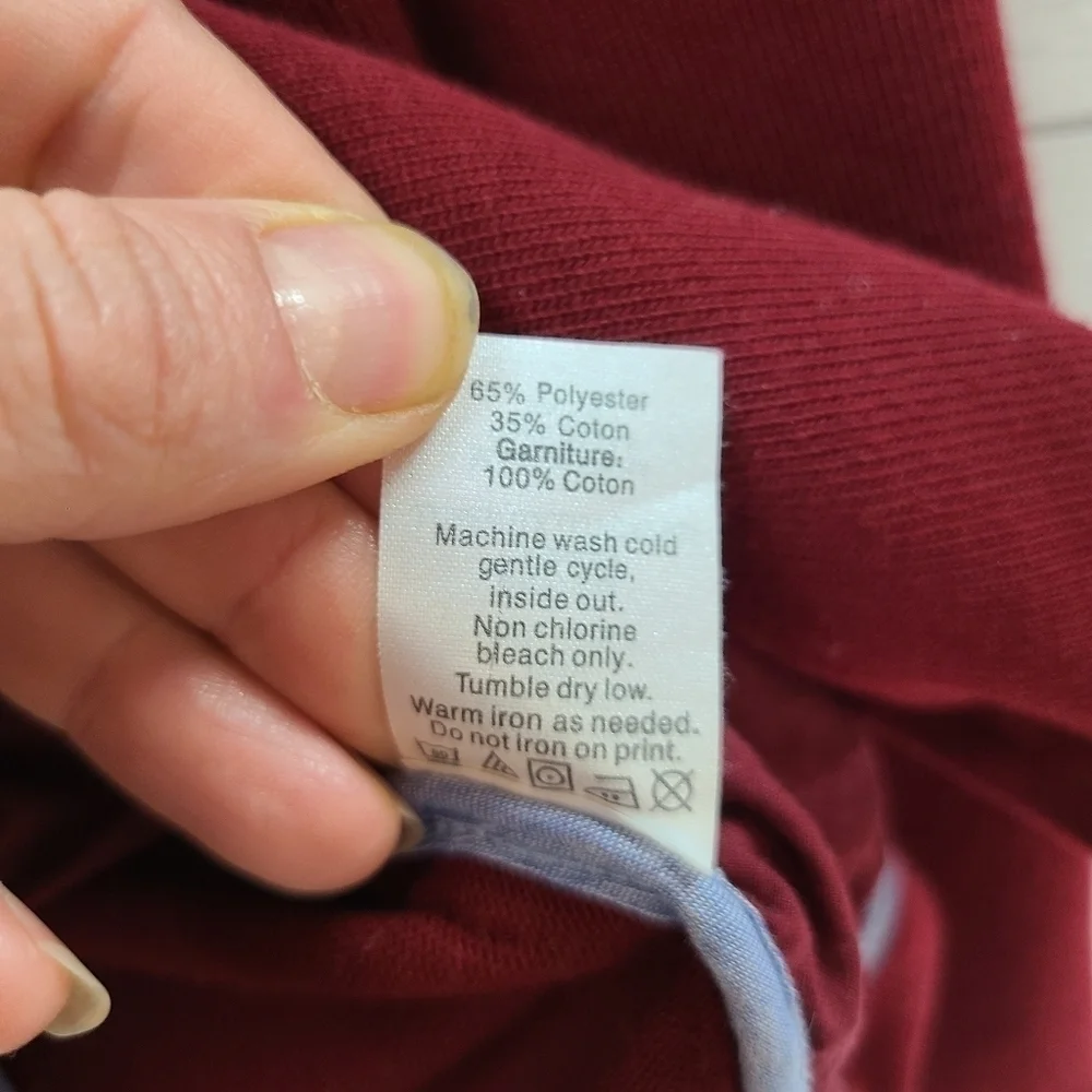 J. Crew burgundy double